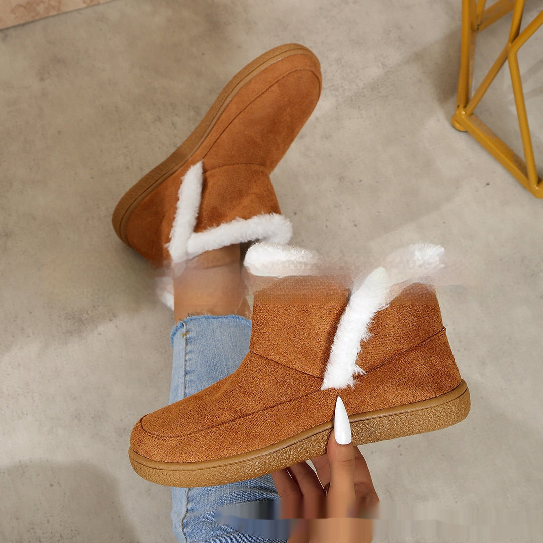 H&F Cotton-Padded Fleece Shoes c