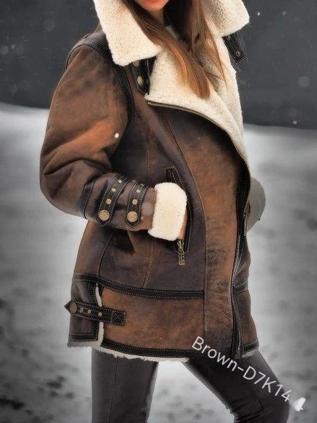 H&F Thickened Fur Coat c