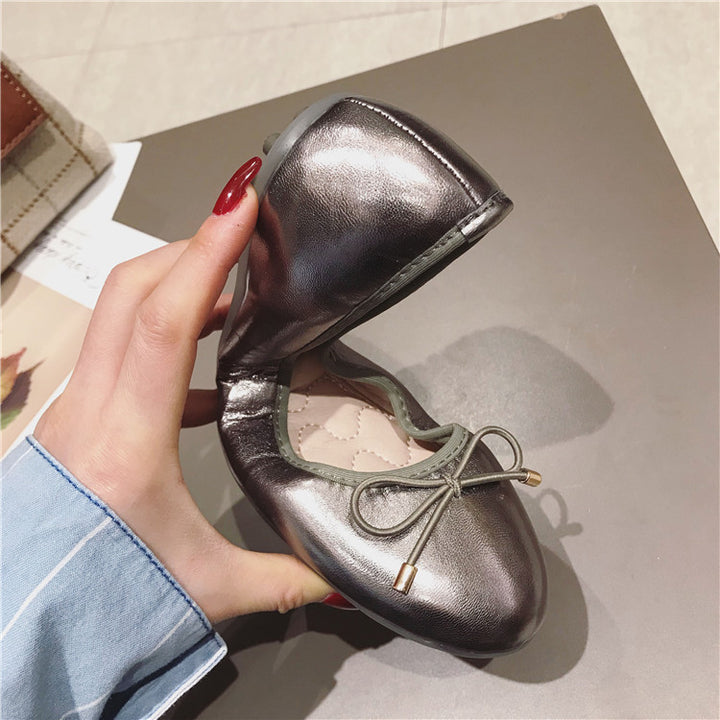 Round Toe Flat Pumps