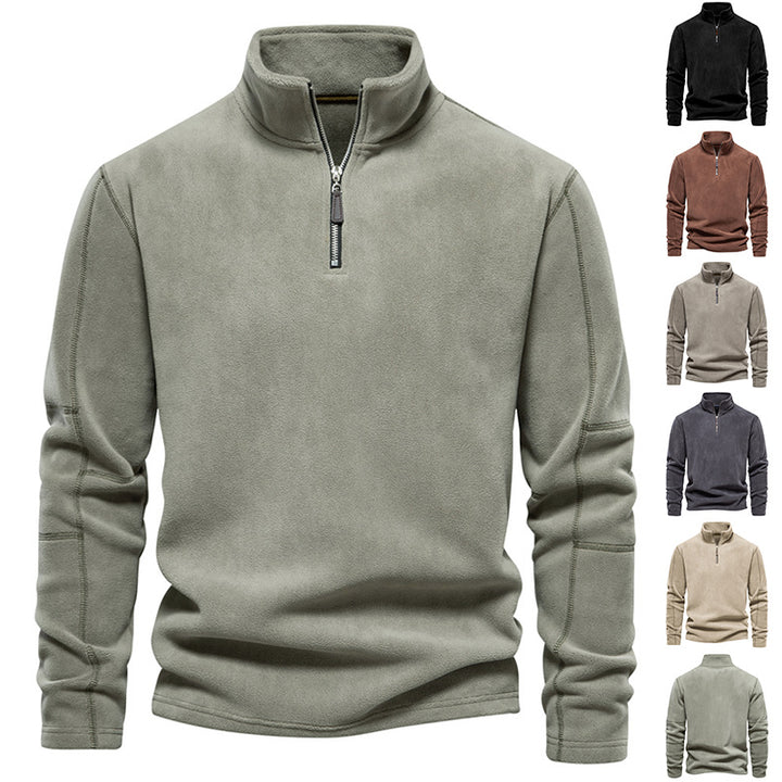 H&F Stand-collar Fleece Zip c