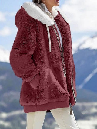 Hooded Warm Plush Jacket