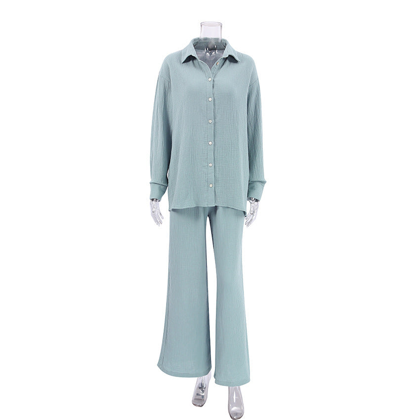 H&F Gauze Loose Pajamas c