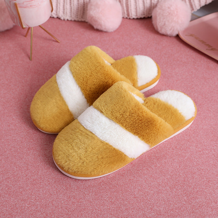 H&F Rabbit Fur Slippers c