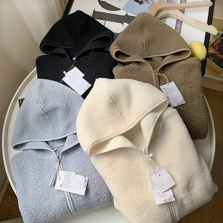 H&F Faux Cashmere Hoodie c