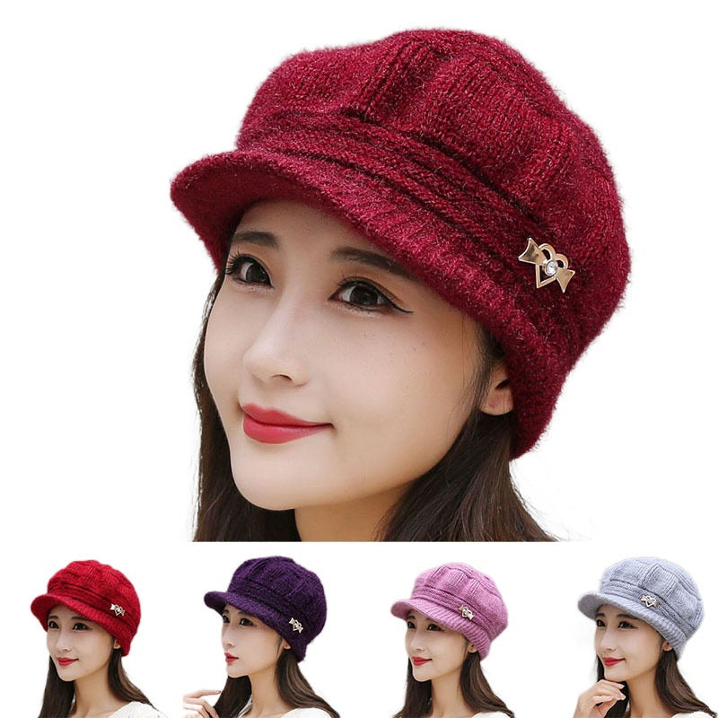H&F Knitted Wool Beret c