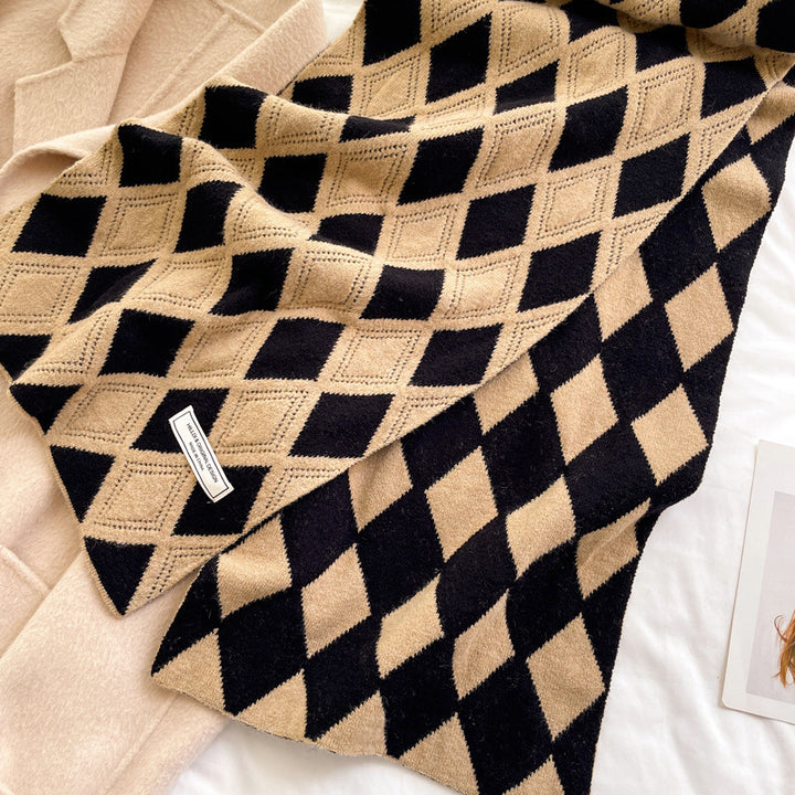 H&F Wool Scarf Camel c