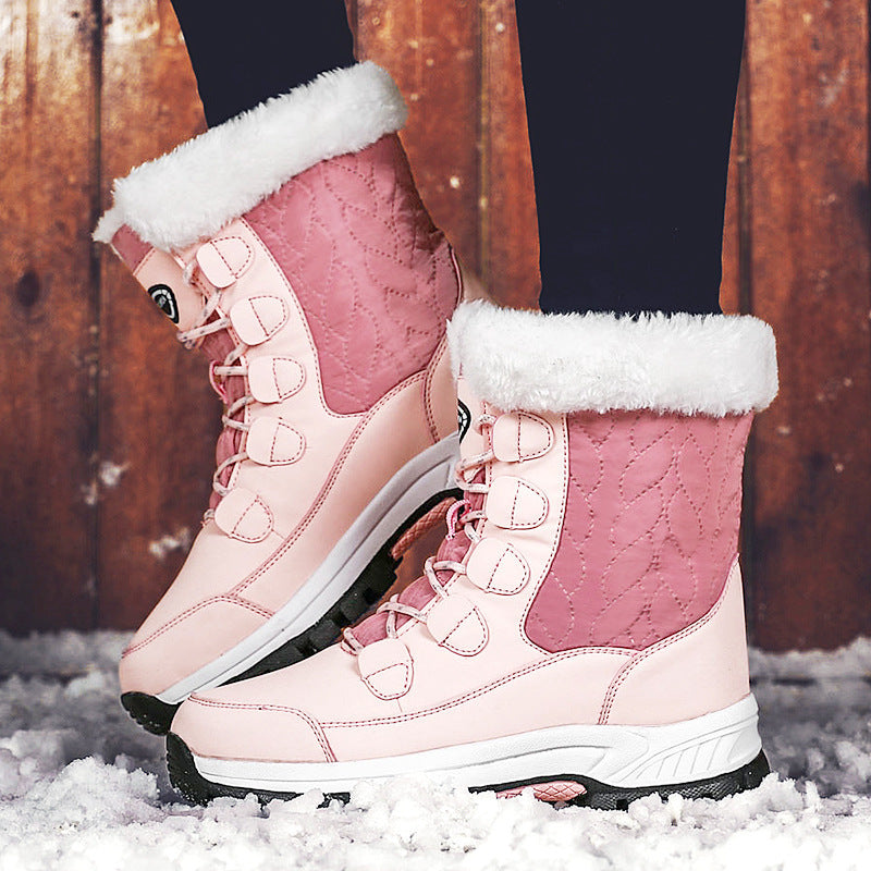 H&F Velvet Snow Boots c