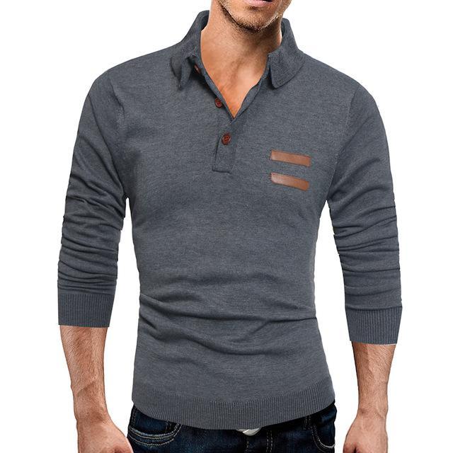 H&F Slim Knit Polo c