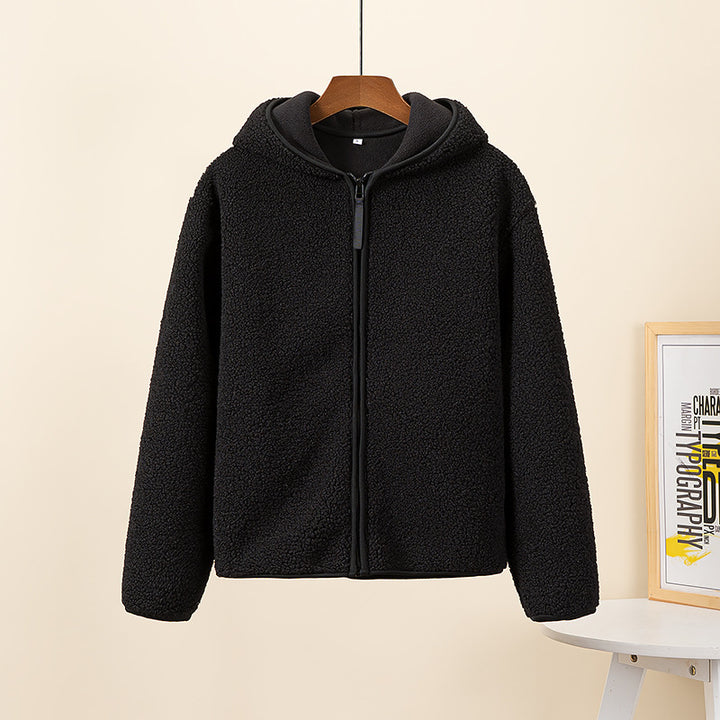 H&F Faux Cashmere Hoodie c