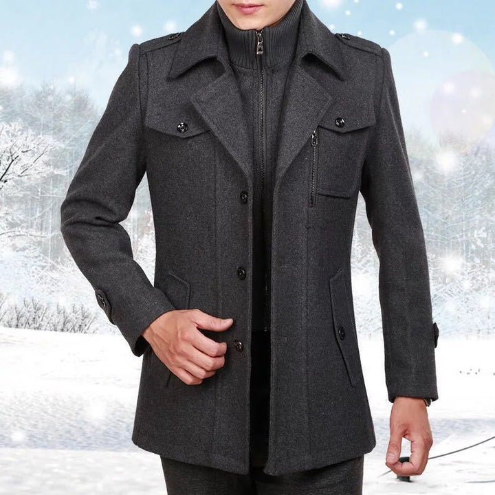 H&F Mens Woolen Coat c