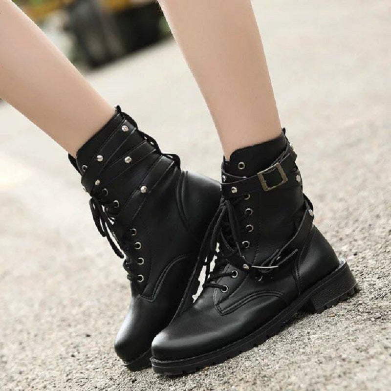 H&F Motorcycle Army Boots c