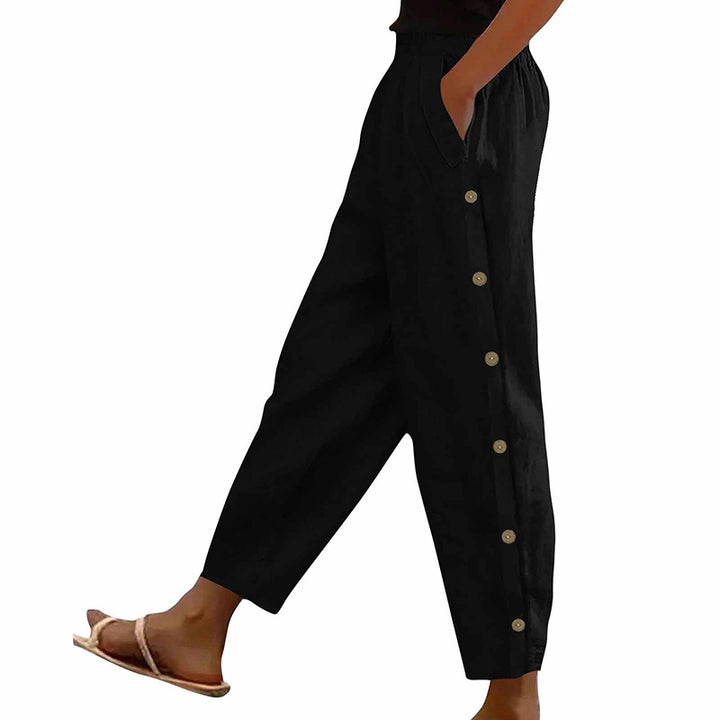 H&F Elastic Button Trousers c