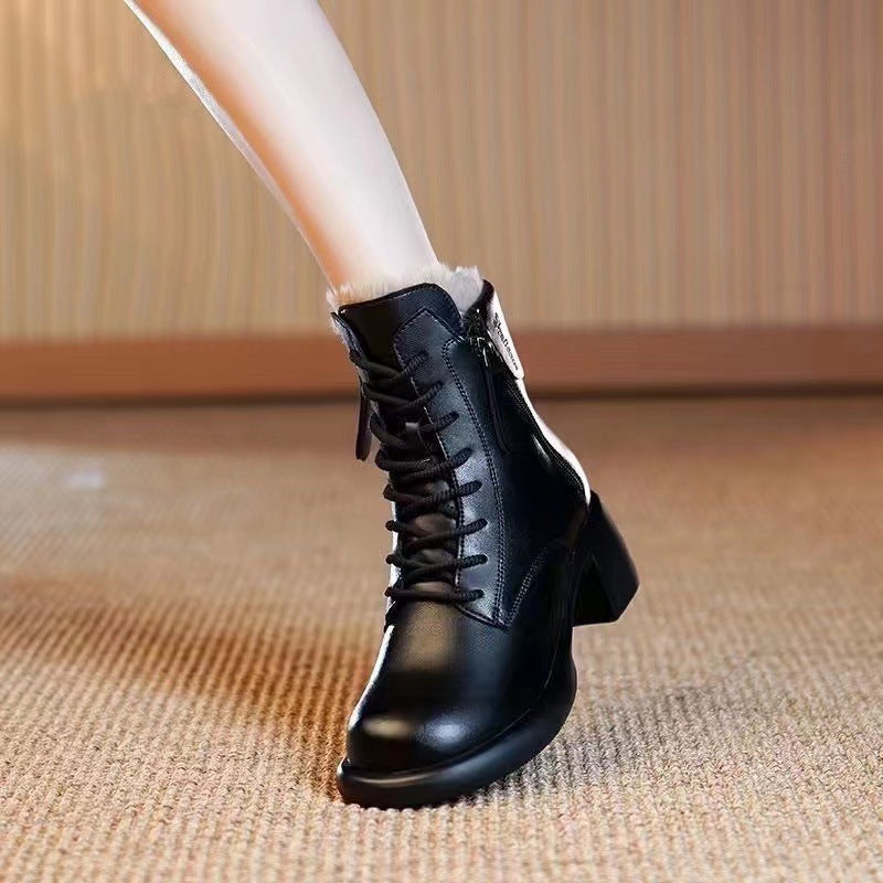 H&F Thick Ankle Boots c