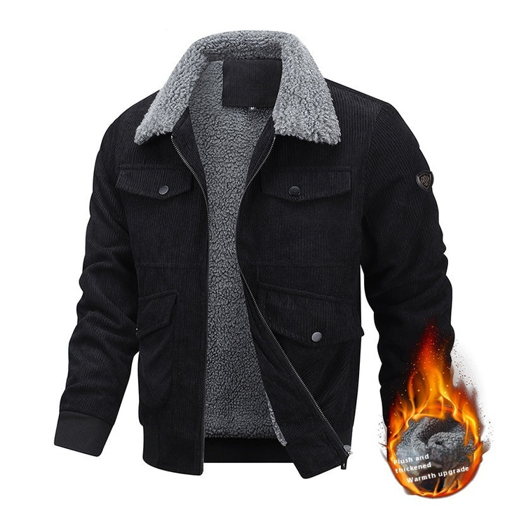 H&F Lapel Fleece Jacket c