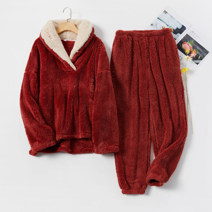 H&F Coral Fleece Pajamas c