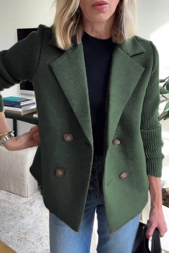 H&F Knitted Lapel Jacket c