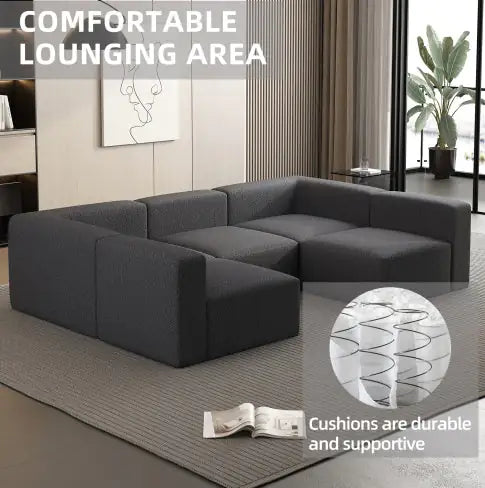 H&F Modular Sectional Sofa c