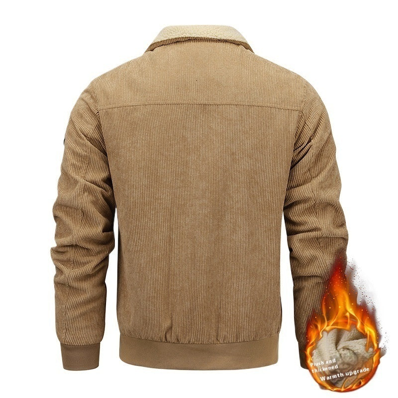H&F Lapel Fleece Jacket c