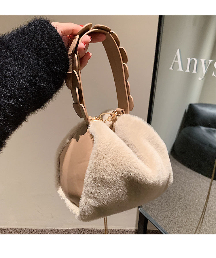 H&F Furry Small Crossbody c