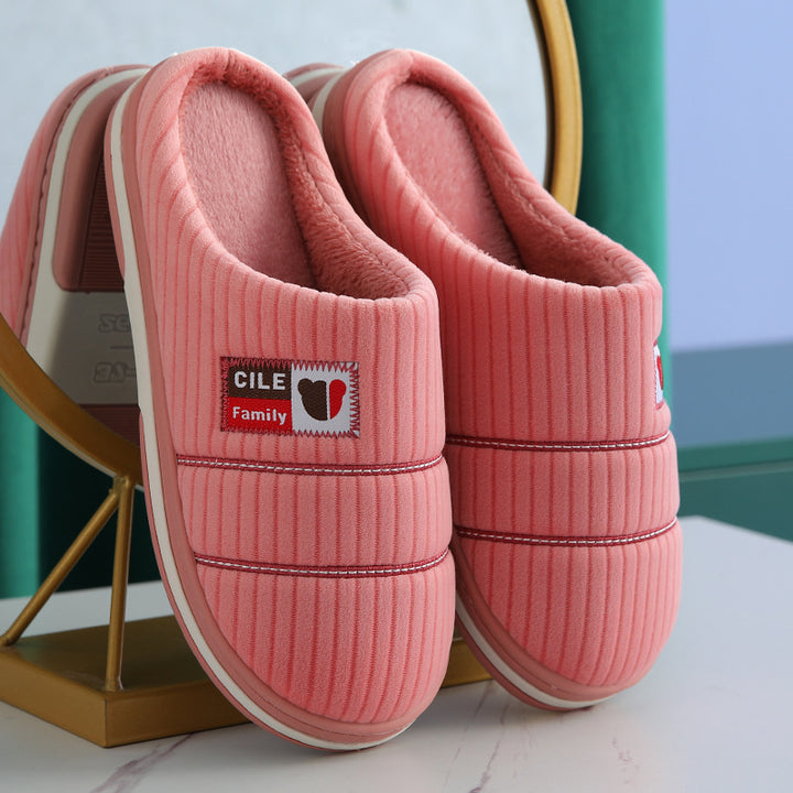 H&F Couple Cotton Slippers c