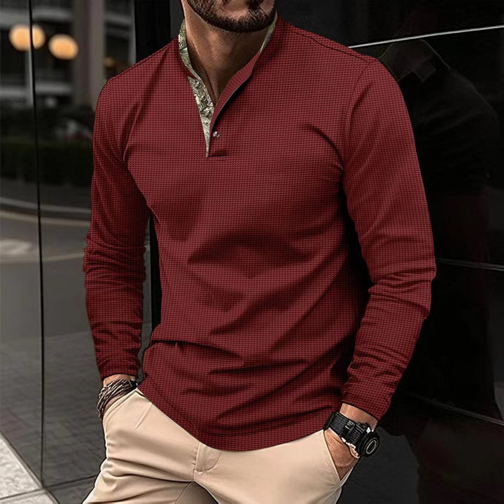 H&F Double Layer Waffle Polo c
