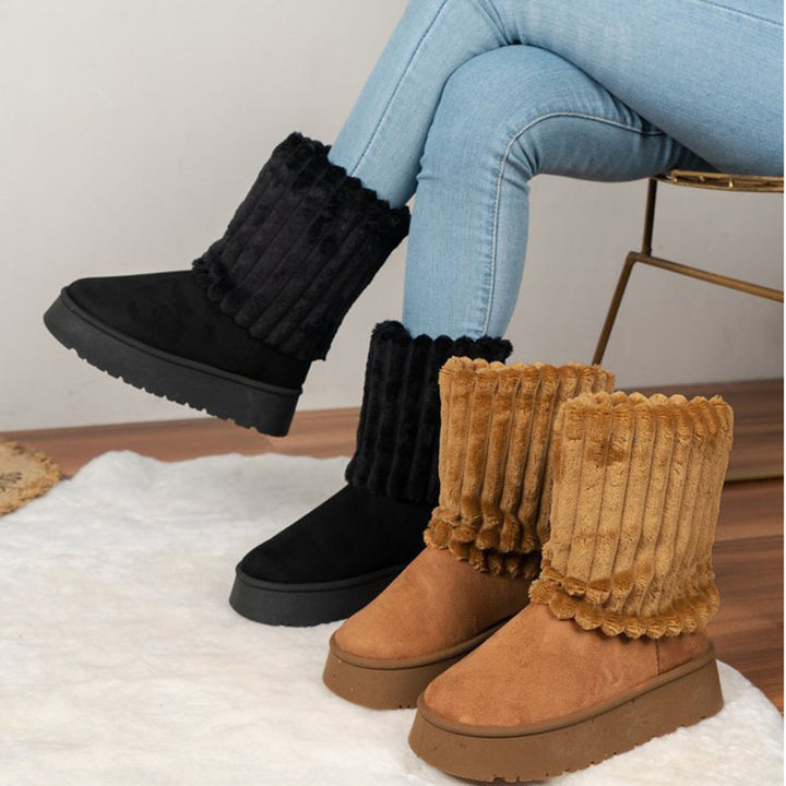 H&F Warm Platform Snow Boots c