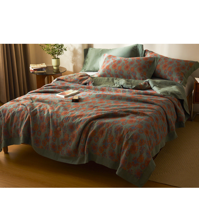H&F — Cotton Class A Yarn-Dyed Jacquard Summer Blanket