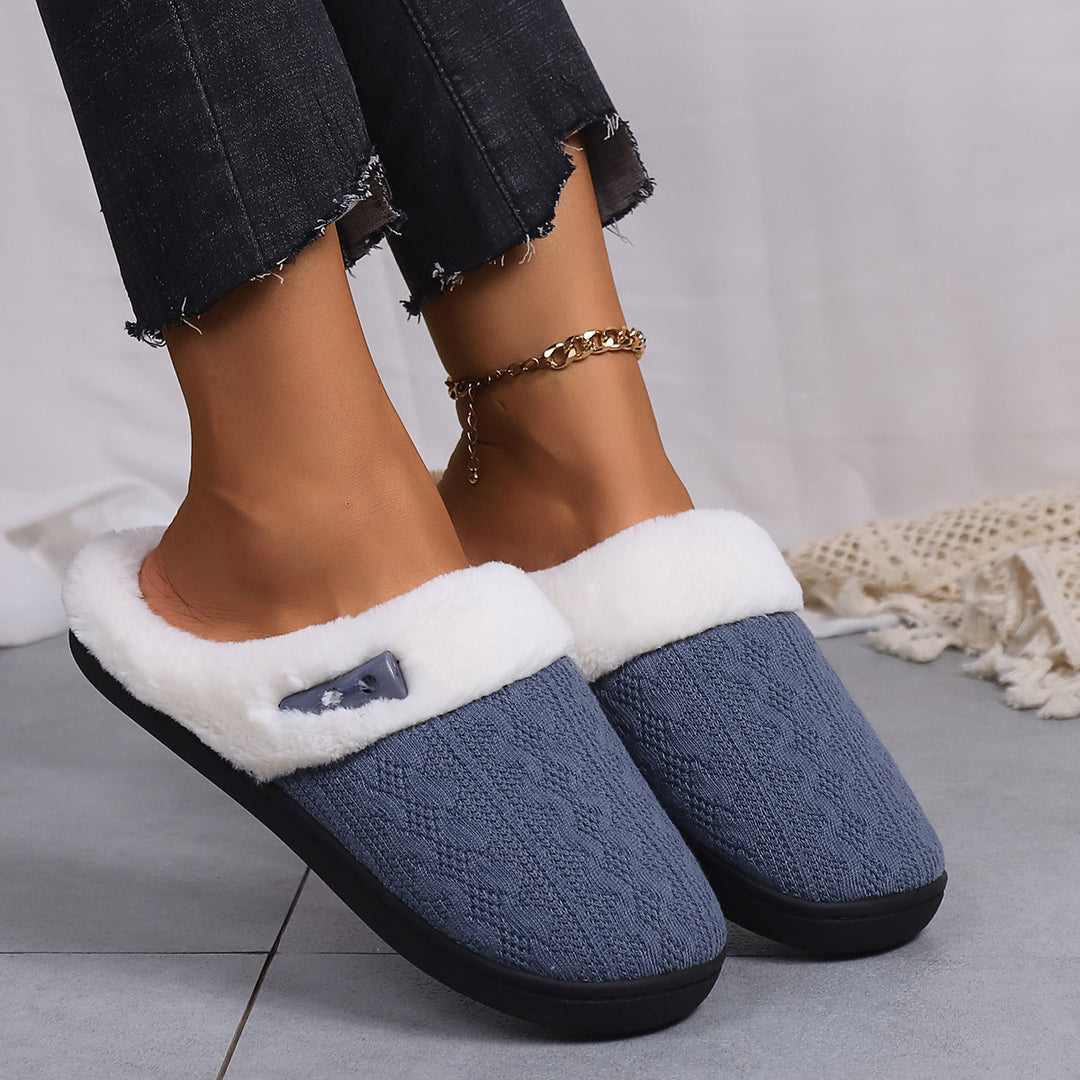 H&F Thick Cotton Slippers c