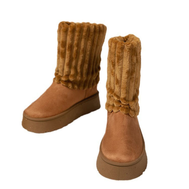 H&F Warm Platform Snow Boots c