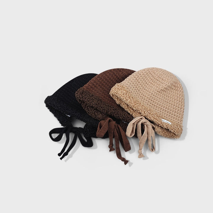 H&F Strap Plush Hat c