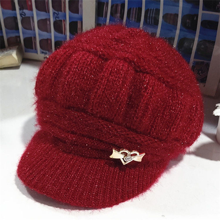 H&F Knitted Wool Beret c