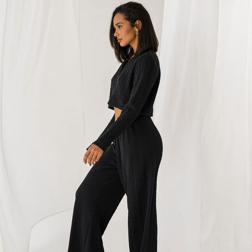 H&F Knit Pajama Set c
