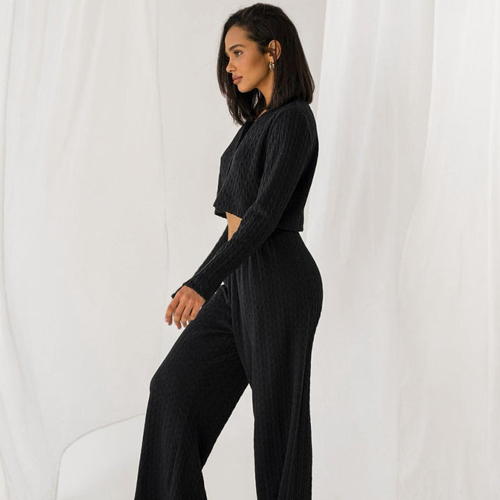H&F Knit Pajama Set c
