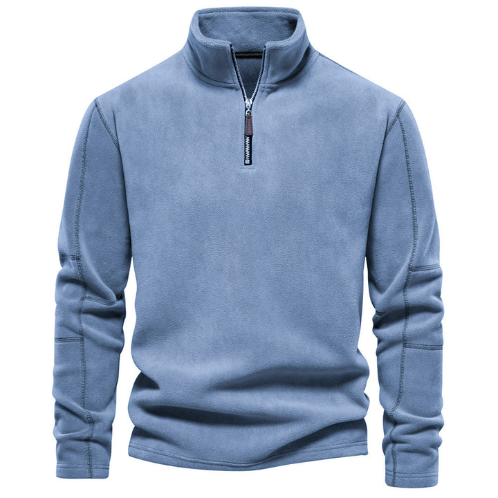 H&F Stand-collar Fleece Zip c