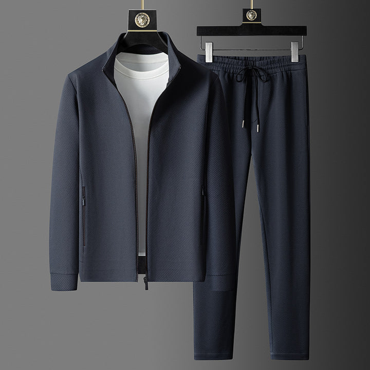 H&F Casual Zip Collar Set c