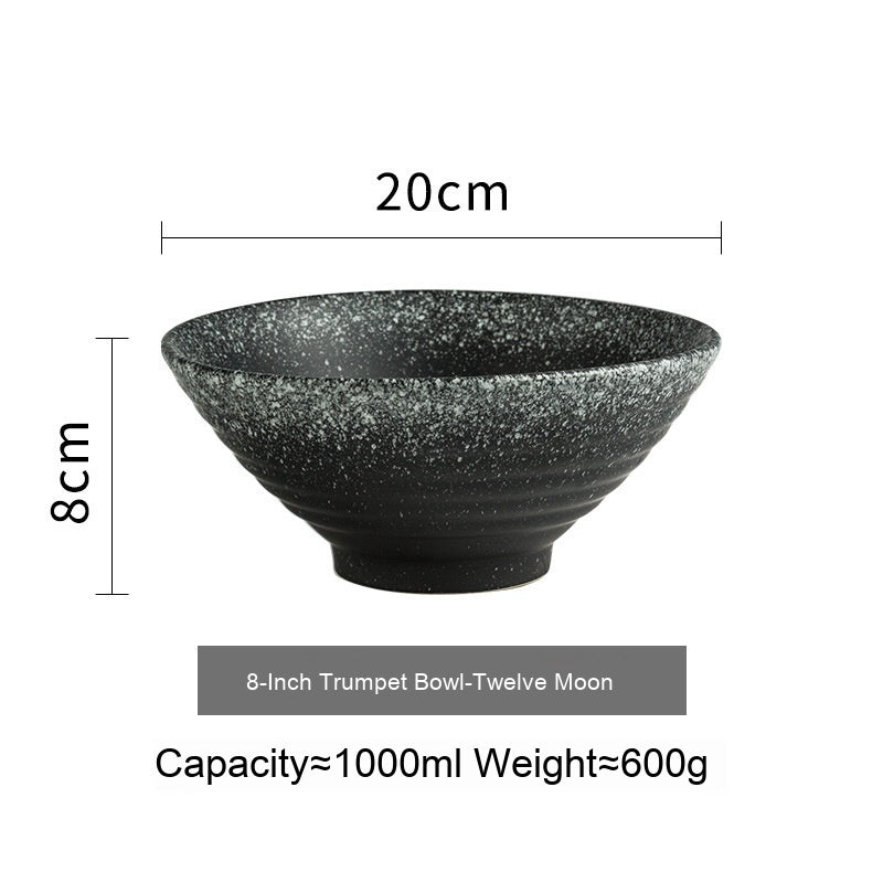 Spice-Dusted Ramen Ceramic Bowl