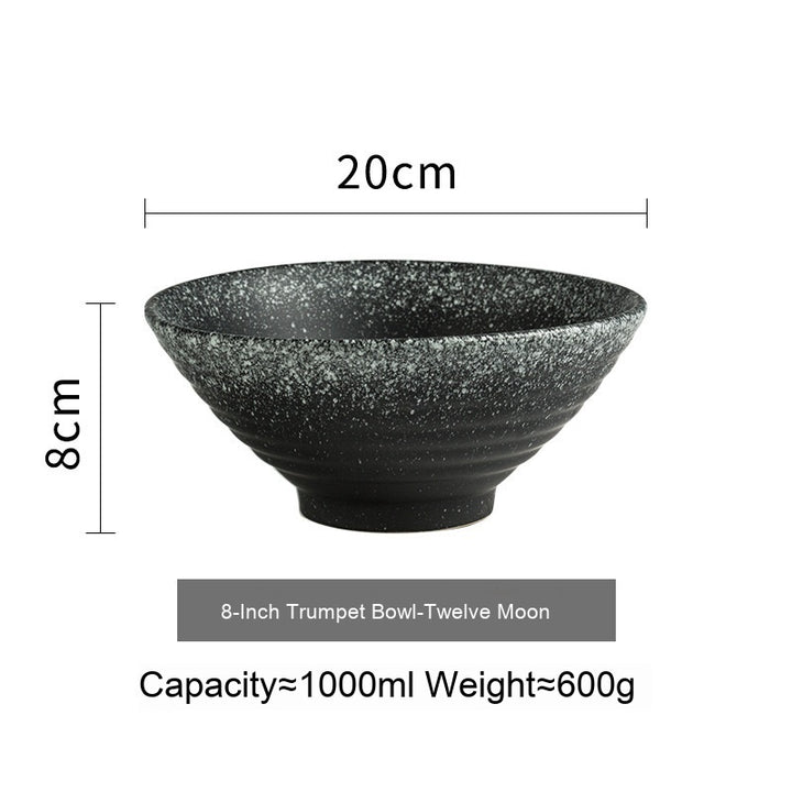 Spice-Dusted Ramen Ceramic Bowl