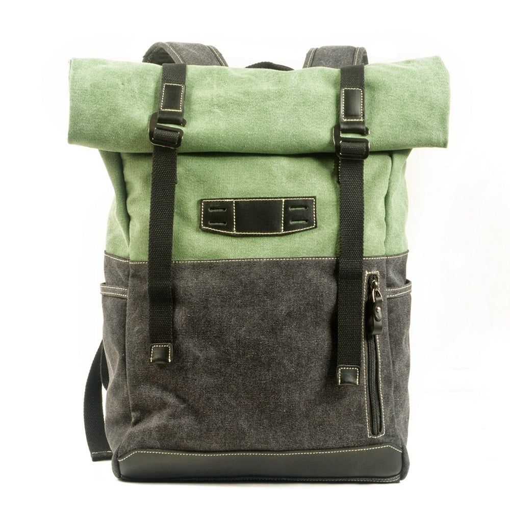 H&F Retro Canvas Backpack c