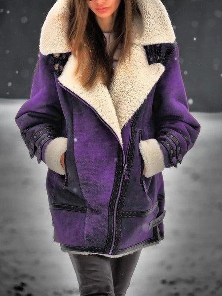 H&F Thickened Fur Coat c
