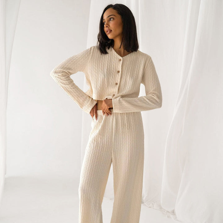 H&F Knit Pajama Set c