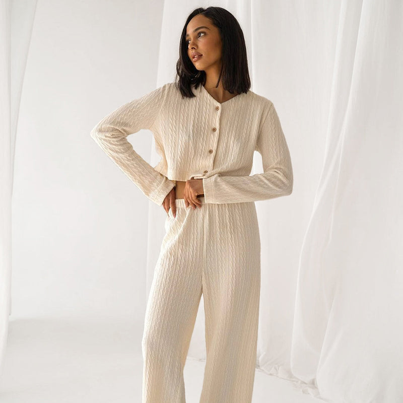 H&F Knit Pajama Set c