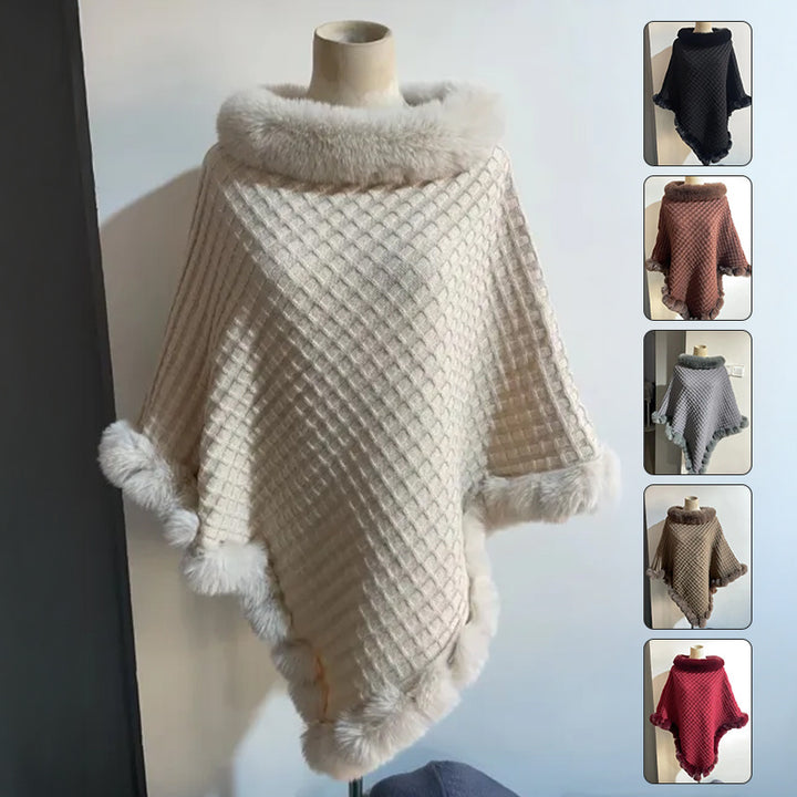 H&F Rabbit Fur Cape c