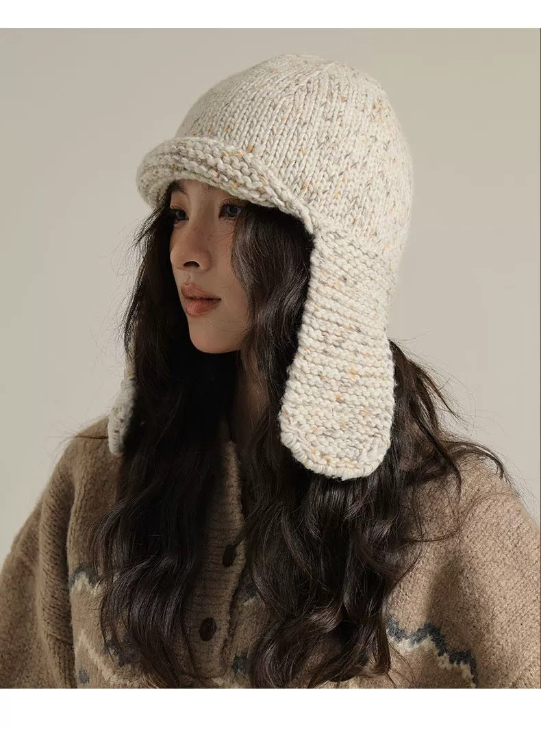 Knitted Earmuffs Hat