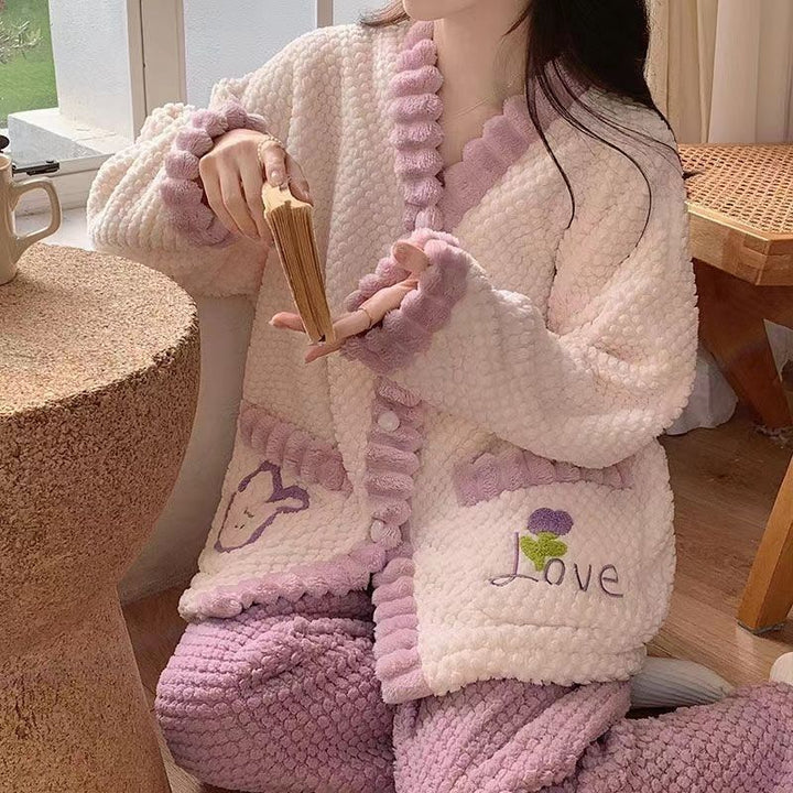 H&F Winter Velvet Pajamas c