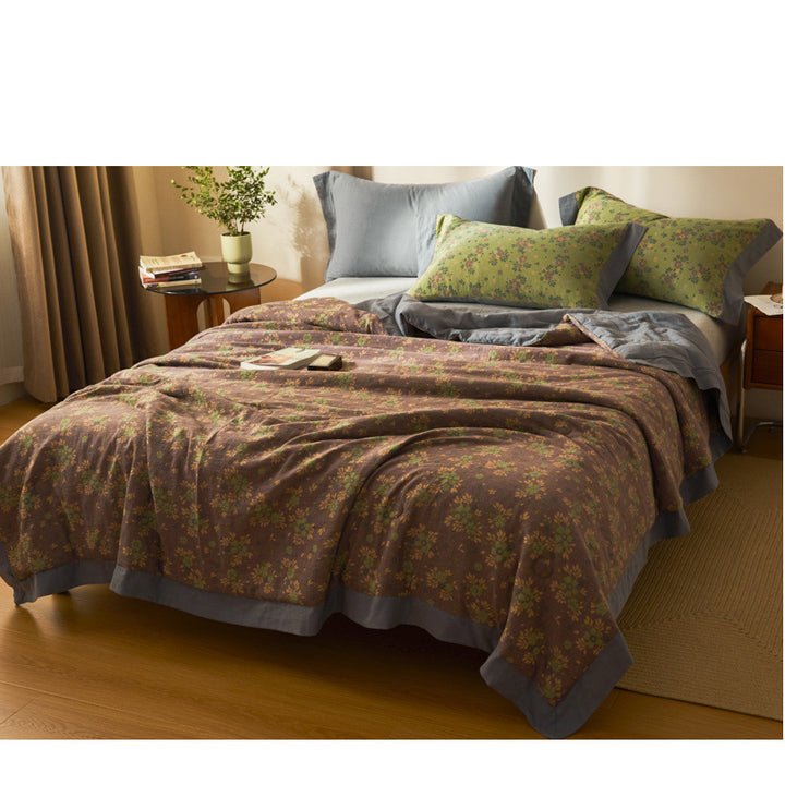 H&F — Cotton Class A Yarn-Dyed Jacquard Summer Blanket
