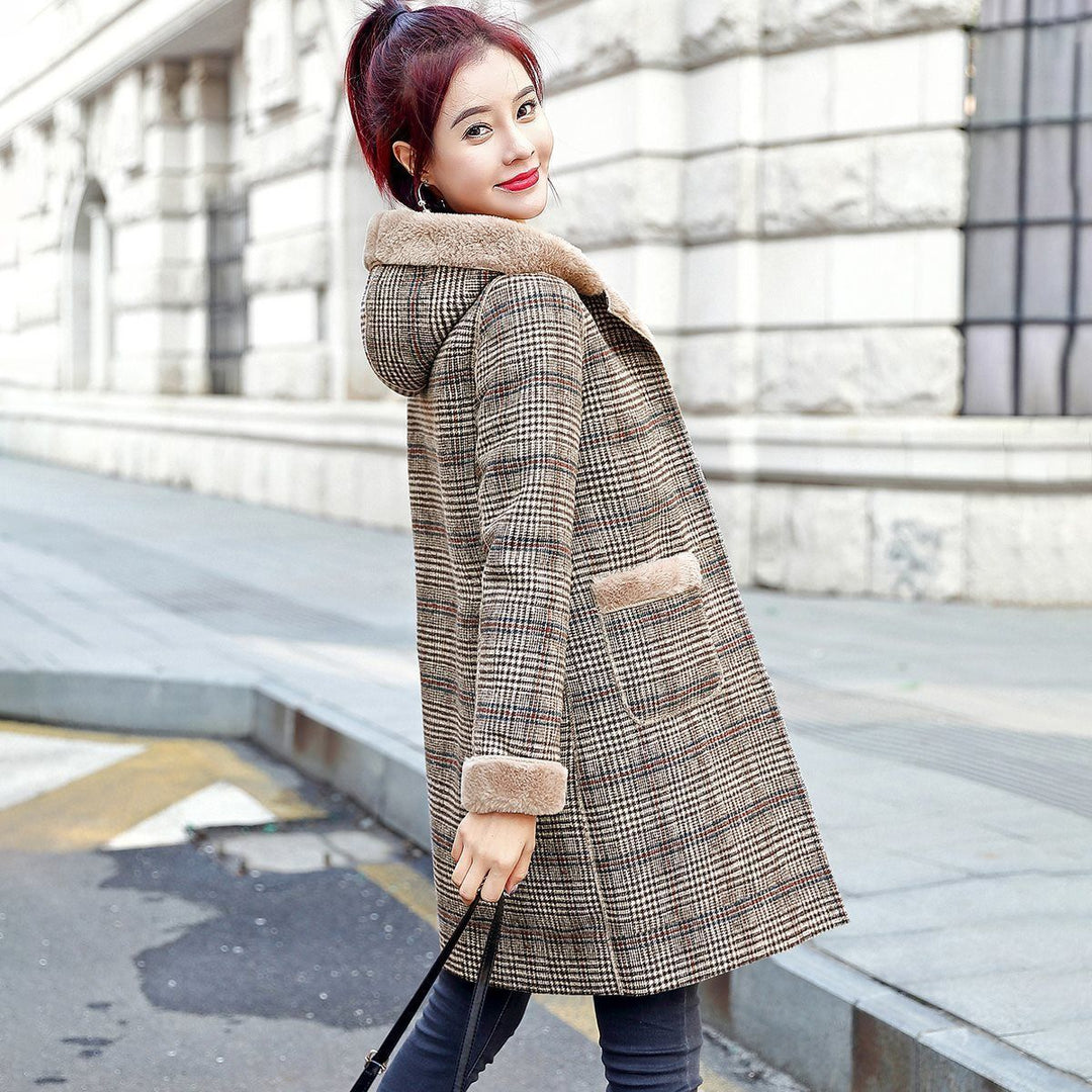 H&F Thick Hooded Woolen c