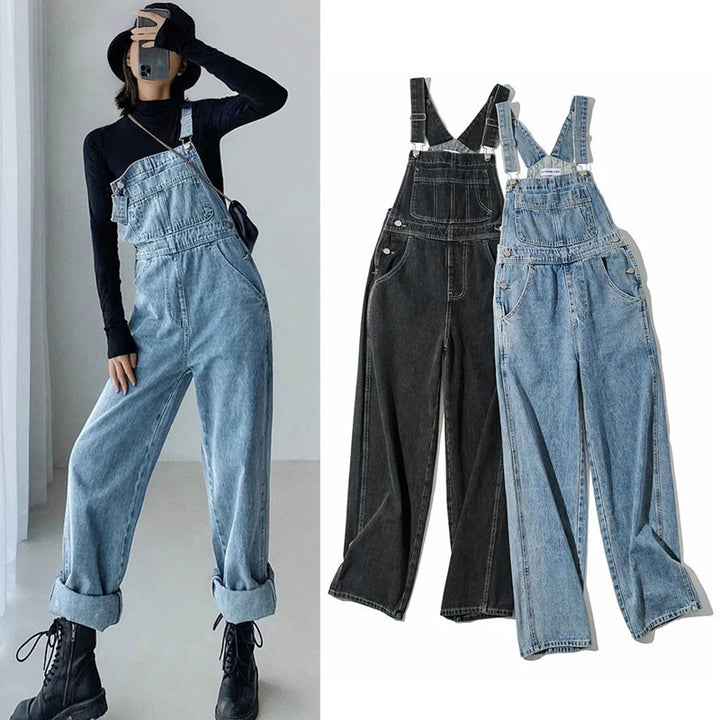 H&F Retro Denim Overalls c