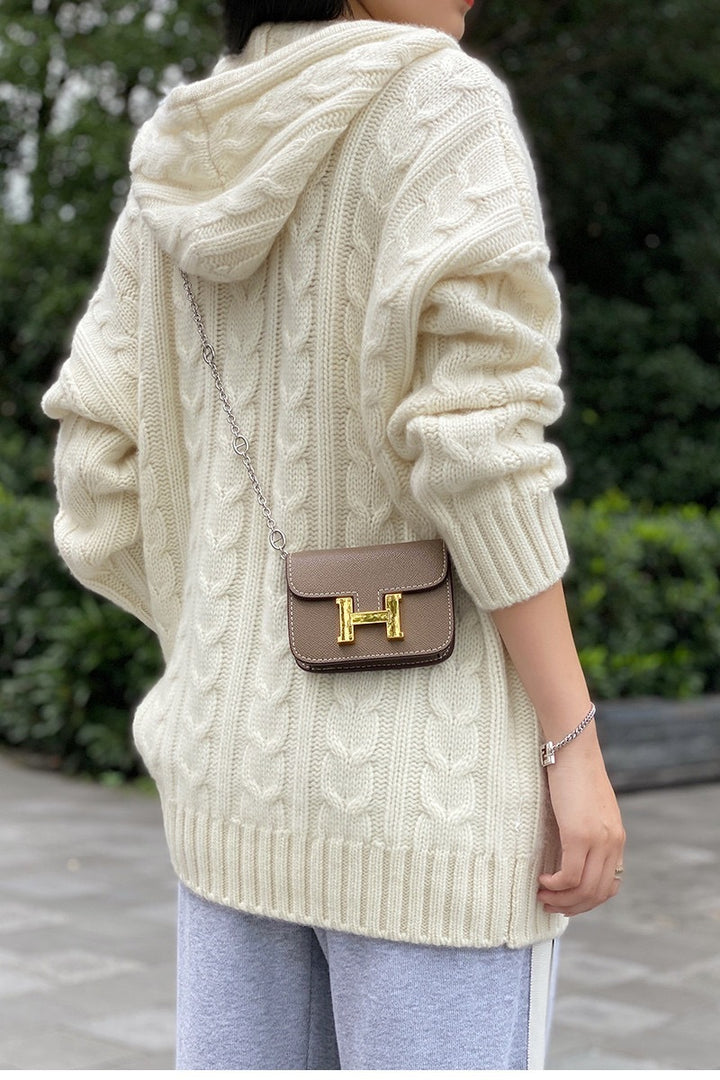 H&F Heavy Cashmere Hooded c