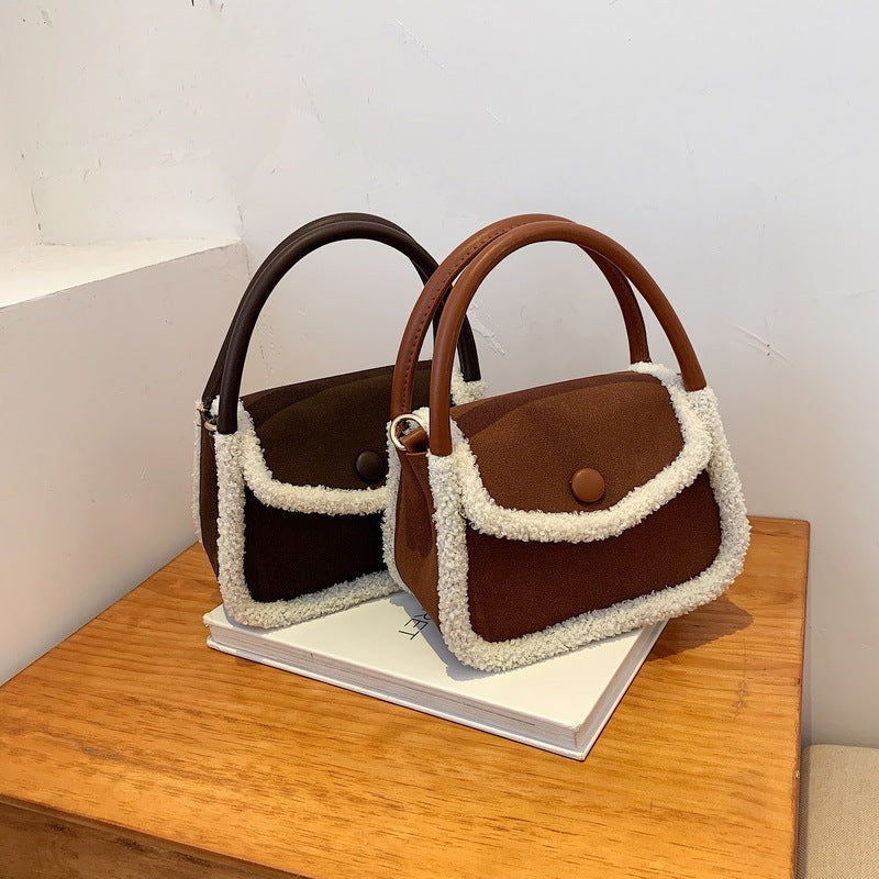 H&F Lamb Plush Handbag c