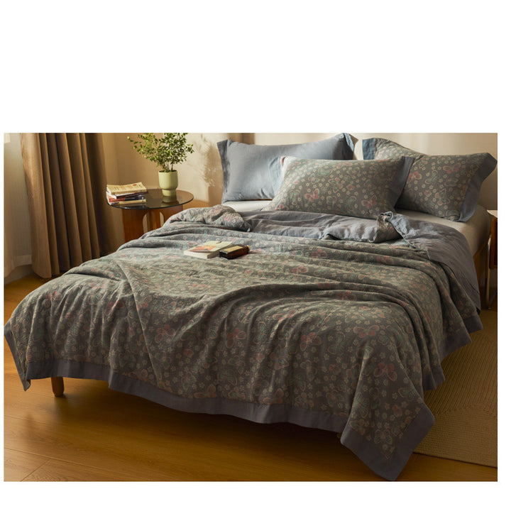 H&F — Cotton Class A Yarn-Dyed Jacquard Summer Blanket